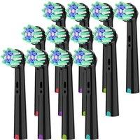 Compatible with Oral B Electric Toothbrush Replacement Brush Heads, Professional Cross Action Toothbrush Head Refills for OralB