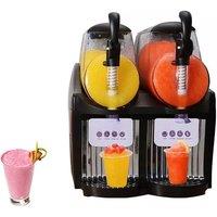 300W Slush machine Double Slot Snow Melting Machine Snow Mud Ice Beverage Cold drink Machine Double