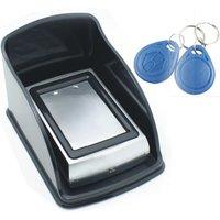 RFID Metal Access Control Keypad Waterproof Rainproof Cover Outdoor Door Opener Electronic Lock System 10pcs EM4100 Keychains