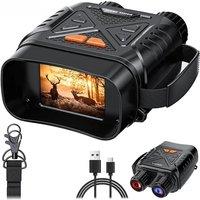 1080P Night Vision Binoculars 10x Digital 800m Full Dark Infrared Night Vision Telescope Goggles 2.8 Large Screen For Camping