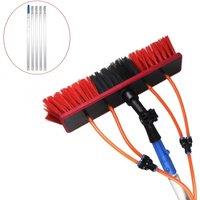 Water Fed Pole System Window Cleaning Brush Solar Panel Washing Tool with 5 Meters Telescopic High