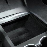 Center Console Organizer Tray Fit for 2025 Tesla Model 3/Y Armrest Cubby Drawer Storage Box Accessories (Flocking)