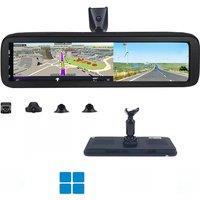 12 inch 4 Camera Car Dash Recorder Rearview Mirror DVR Camera Android 8.1 GPS 4K HD1080P Dash Cam Video Recorder 2G+32GB ROM
