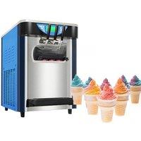 Automatic Cleaning Soft Ice Cream Machine, Commercial Sundae Machine