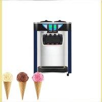 Fully Automatic Ice Cream Machine, Commercial Three Flavors Of Frozen Yogurt Machine