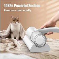 Portable Vacuum Cleaner Cleaning Machine Handheld UV Cleaner 1200mAh 10KPa Powerful Suction for Bed Pillows Sofa Carpet 7.4V