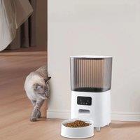 5L Automatic Pet Feeder Smart Car Pet Bowl APP WIFI 2.4G Remote Control Large 5L Pet Feeder for Cats Dog Dry Food Dispenser