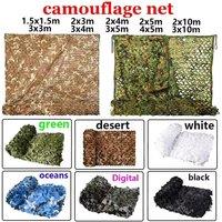 1.5mx1m 4mx5m Camouflage Nets White Blue Beige Desert for Hiding Mesh Outdoor Awning Garden Shading Gazebo