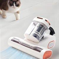 Handheld Mini Mite Remover Dual Dust Cup Slap Electric Vacuum Cleaner Strong Suction Household