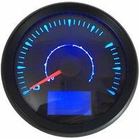 Auto Speedometers Tuning 85mm 0-80MPH GPS Speed Odometers Waterproof Speed Indicators 0-120km/H with 8 Kinds Backlight Color