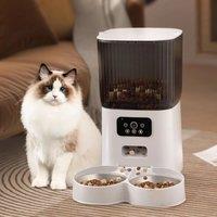 5L Cat Automatic Feeder WiFi with Camera HD Smart Interactive Pet Food Dispenser Timer Stainless