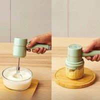 Wireless 3 Speed Mini Mixer Electric Food Blender Cordles Handheld Mixer Egg Beater Automatic Cream