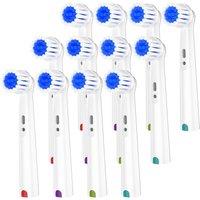 Sensitive Care Toothbrush Heads Compatible with Oral B Electric Toothbrush, Replacement Brush Head for OralB 1000 100 1500 500
