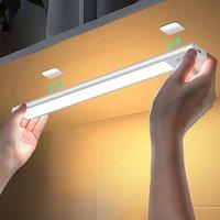 10-50cm LED Motion Sensor Light Night Wireless Lamp USB Battery Rechargeable Wall Under Cabinet For Bedroom Kitchen Lighting
