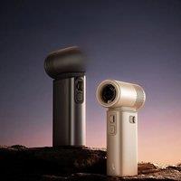 JISULIFE Handheld Fan Ultra 2, Powerful Turbo Jet Fan, 100 Speeds, 9000mAh Rechargeable Battery, LED Display, Outdoor Camping