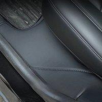 For Tesla Model Y 2021-2024 Rear seat corner protection rear seat pad black leather waterproof and stain resistant black