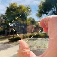 Size 100x100x2mm UV Cut Pass From 400nm Long Pass Yellow Filter Glass JB400
