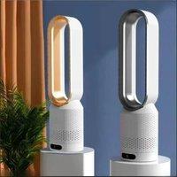 Low-noise 20-inch Bladeless Fan Remote Control Negative Ion Mute Desktop Electric Fan Floor Household Air Conditioning Tower Fan