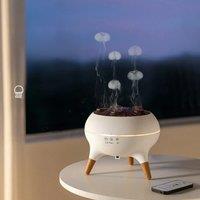 Dynamic Multi Spray Incense Humidifier Desktop Flame Humidifier Home Fog Quantity Colorful Light