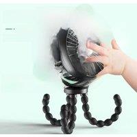 Wireless Stroller Fan For Baby Car 5200mAh 360Rotatable with Octopus Tripod Adjustable 3 Speeds