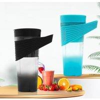 New Portable Blender 450ML Mixeur Wireless Rechargeable Mini Electric Juicer Cup Fruit Mixer Juicer With Straw and Brush