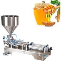 Horizontal Commercial Quantitative Paste Filling Machine Automatic Double-Head Cosmetics Honey Paste Liquid Filling Machine