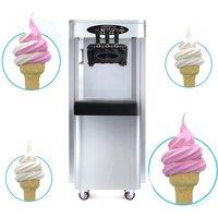 Sanwei Soft Ice Cream Machine Commercial Strawberry Sundae Frozen Yogurt Machine