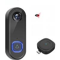 Video Doorbell 1080P WiFi Wireless Outdoor WaterProof Camera AC Power Security Protection Home