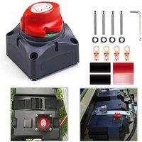 Battery Disconnect Switch 12V-48V, Battery Switch Battery Shut off Switch Waterproof Marine Battery