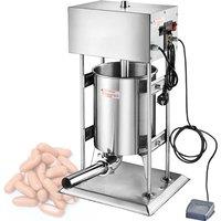 Electric Sausage Stuffer Filling Machine 10L 15L Hot Dog Filler Stainless Steel Commercial Sausage Filling Production Machine