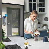 Wireless USB Chime for AC Doorbell 150Meters Long Distance 8 Songs 3 Level Volumes Visual Doorbell