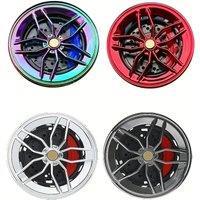 Rotatable Car Air Freshener Clip Auto Wheel Hub & Air Vent Fragrance Tire Fragrance Clips Decorative Car Accessories