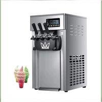 Including Tariffs Single Head 3-Flavor Yogurt Machine, Commercial Small-Sized Soft Ice Cream Machine, Mini Sundae Machine