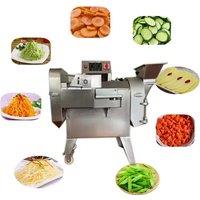 Electric Vegetable Slicer Automatic Vegetable Fruit Cutter Commercial Food Processor With 3 blades