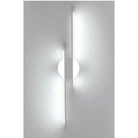 24W LED Wall Lamp, White Aluminum Wall Lamp, 6500K Modern Aluminum Wall Lamp for Bedroom, Living Room, Hallwa, Balcony, Corridor