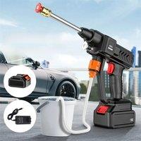 High pressure home car wash water gun electric car wash machine rechargeable wireless lithium battery car wash machine