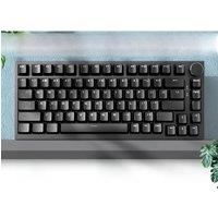 Ak820 Wired full-key hot-swappable keyboard with keyboard backlight 75-key array + metal knob