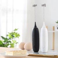 1PC Handheld Egg Beater Froth Mixer Kitchen Automatic Coffee Milk Foaming Mixer Kitchen Whisk Tools