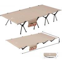 Upgrade 4 Rods Widen Folding Camping Cot Bed 80/90cm Portable Ultralight Outdoor Travel Sleeping Bed 1-2 Person Camp Folding Bed