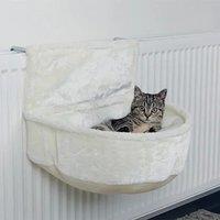 Cat Plush Radiator Bag Soft Cat Hanging Bed with Strong Durable Iron Frame Warm and Cosy Cat Hanging