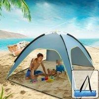 Quick Automatic Opening Beach Tent Sun Shelter Tent Shade Lightwight Pop for Outdoor Camping Three