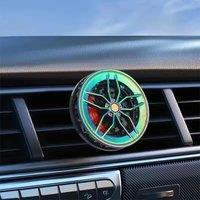 New Car Air Freshener Auto Wheel Hub Air Vent Fragrance Clip Rotatable Tire perfume Clips Decor Car