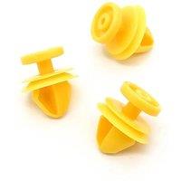 100pcs Plastic Trim Clips for Side Skirts or Sill Mouldings For Jaguar XJ X351 XJL C2D5807
