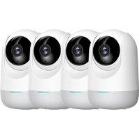 360 Botslab 4PCS 2K 3MP Wifi PTZ 360 Smart Security Camera, Indoor Camera AI Human Detection Auto
