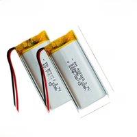 3.7V 600mAh polymer lithium battery KC certified rechargeable For night light Bluetooth speaker DIY Battery pack 802040