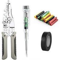 Electrical Wire Cutter 18-in-1 Ergonomic Multifunctional Wire Crimper Automatic Electrical Cable