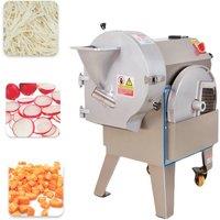 Potato Cucumber Slicer Shredder Machine Electric Dicing Machine Stainless Steel Vegetable Cutter Machine Commercial