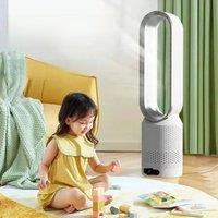 Low-noise 20-inch Bladeless Fan Remote Control Negative Ion Mute Desktop Electric Fan Floor Household Air Conditioning Tower Fan