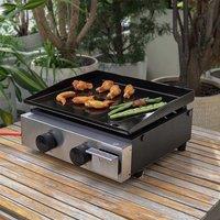 KOMORE 17-Inch Stainless Steel Gas Griddle Propane Griddle