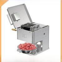 Small Stainless Steel Tabletop Fresh Meat Slicer Commercial Pork Shredder